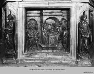 Taufbrunnen : Zacharias im Tempel