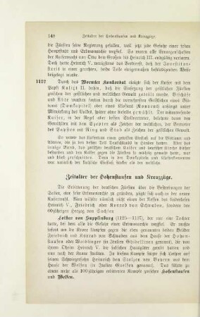 Zeitalter der Hohenstaufen und Kreuzzüge