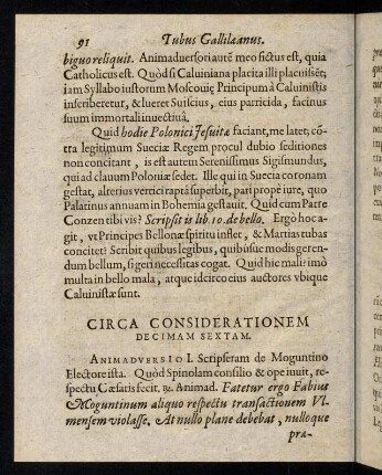 91-107, Circa Considerationem decimam sextam. - Circa Considerationem decimam octavam.