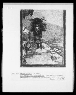 Vom Wetter überrascht (Erlebach-Baude; Brunnenberg-Bauden)