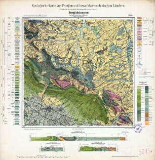 [3815] Borgholzhausen, Geologische Karte von Preußen und benachbarten deutschen Ländern