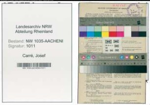 Entnazifizierung Josef Carré , geb. 01.07.1891 (Steiger)