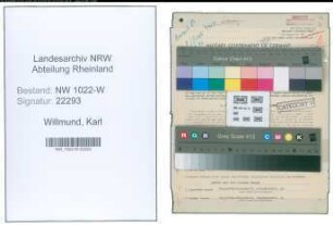 Entnazifizierung Karl Willmund , geb. 18.06.1896 (Kaufmaennischer Angestellter)