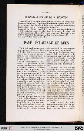 Pavé, éclairage et rues