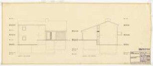 Wohnhaus Mildenberger, Hochberg: Ansichten Osten und Norden 1:50