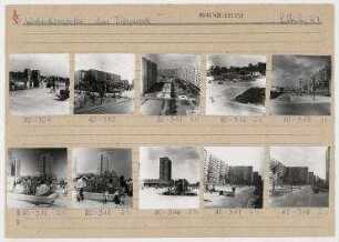 Wohnkomplex Am Tierpark. Berlin, Lichtenberg, OT Friedrichsfelde, Am Tierpark (vor 1961 Schloßstraße)/Alfred-Kowalke-Straße/Erich-Kurz-Straße/Franz-Mett-Straße/Upstallweg/Erieseering/Hans-Loch-Straße (ab 1992 Sewanstraße)