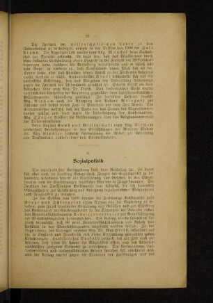 8. Sozialpolitik.