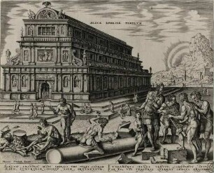 Der Tempel der Diana von Ephesos, Blatt 5 aus der Folge "Die acht Weltwunder"