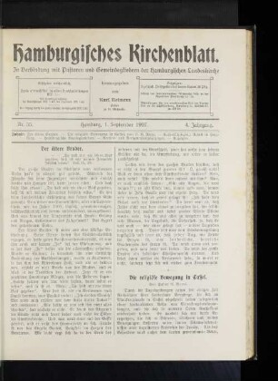 Die religiöse Bewegung in Cassel