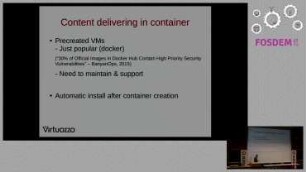Virtuozzo: container templates