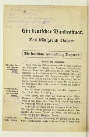 Ein deutscher Bundesstaat. Das Königreich Bayern