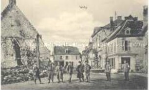 Deutsche Soldaten in Vailly (Aisne)