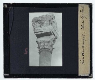 Istanbul, Markian-Säule : Detail, Kapitell