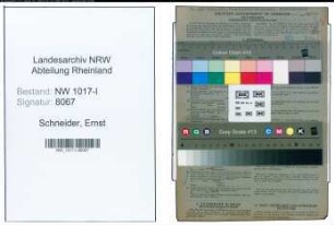 Entnazifizierung Ernst Schneider , geb. 12.02.1905 (Hammerschmied)