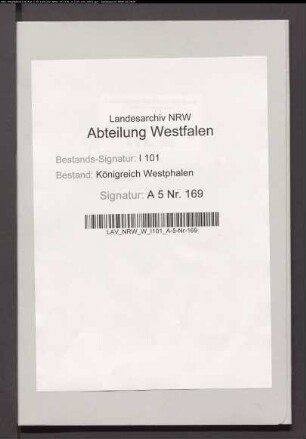 Verzeichnis sämtlicher domkapitularischer Eigenbehöriger im Erbfürstentum Paderborn