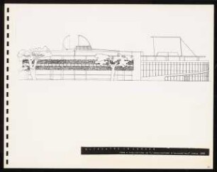 Sammelmappe: Q-Theater, London: Seitenansicht (Aus: L’architecture d’aujourd’hui, Heft 23/1948)