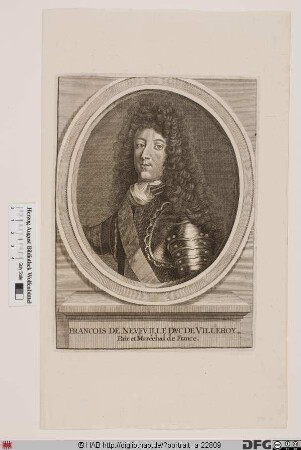 Bildnis François de Neufville, duc de Villeroi (Villeroy)