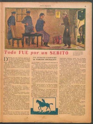 Todo fue por un sebito : Un cuento campero de Martín Inchausti