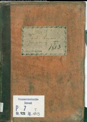 Zivilstandsregister der Munizipalität Südlohn (T 1813)