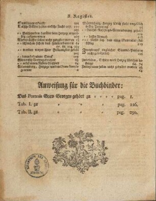 Anweisung für die Buchbinder