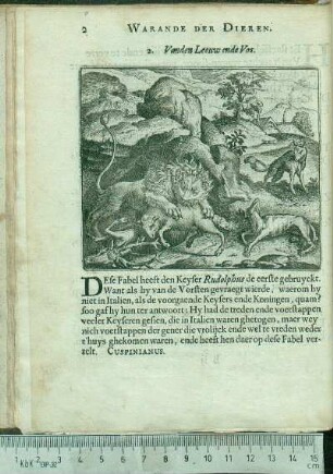 2. Vanden Leeuw ende Vos.