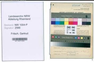 Entnazifizierung Gertrud Fritsch , geb. 24.11.1917 ()