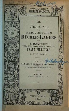 Katalog. 149. 1890