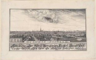 Stadtansicht von Wien (Kopie nach einem Kupferstich)
