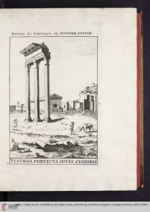 Restes du portique de Jupiter Stator