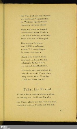 Fahrt ins Fextal