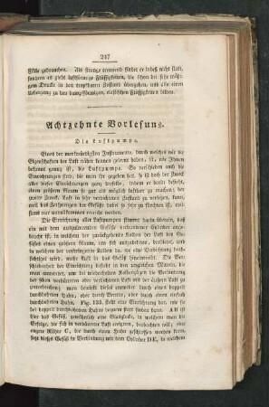Achtzehnte Vorlesung