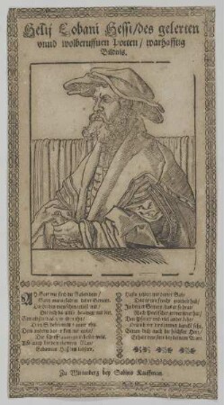 Bildnis des Helius Eobanus Hessus