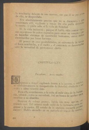 Capítulo LXV - Pecadora... pero madre