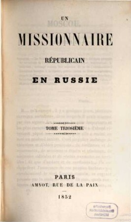 Un Missionnaire républicain en Russie : [par Hertzen], 3