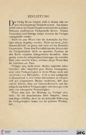 Einleitung