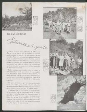 En las sierras entremos a la gruta