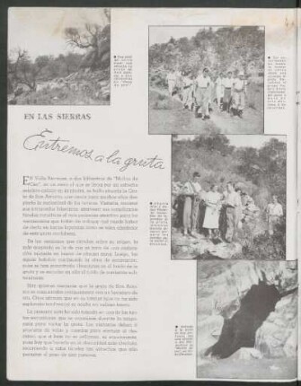 En las sierras entremos a la gruta