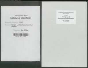 Verpachtung des Vorwerks Karrenbruch (Amt Limberg)