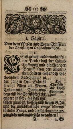 Christliches Hand-Büchlein, oder Sichere Hand-Führung Zur Christlichen Vollkommenheit, Mittelst der drey Theologischen Tugenden Glauben, Hoffnung und Liebe : Zu Nutz und Dienst eifriger Seelsorger und andächtigen Seelen