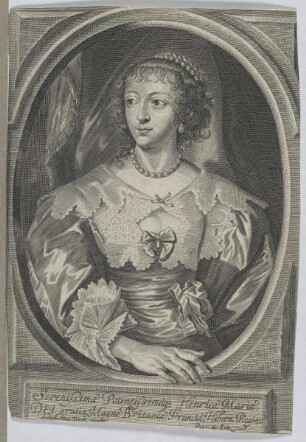Bildnis der Henrica Maria von England