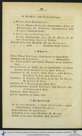 7. Kirchendienst.