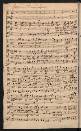 1. [Coro]: Ach Gott, vom Himmel sieh darein