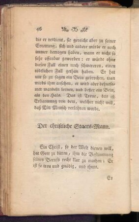Der christliche Staats-Mann