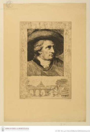 Johann Wolfgang Goethe in Rom (nach Tischbein)