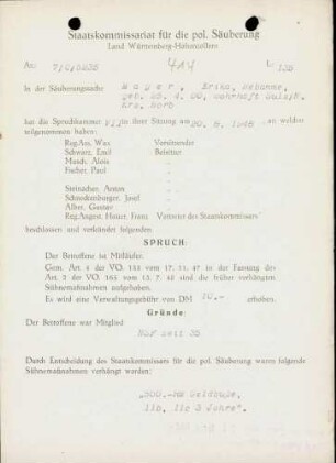 Mayer, Erika