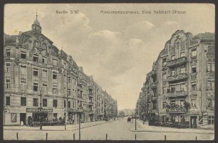 Ansichtskarte Monumentenstraße Ecke Katzbachstraße