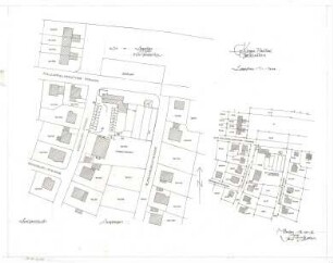 Gsaenger, Gustav; München - Großhadern, Ebernburgstr.; Ev. Notkirche, Reformations - Gedächtnis Kirche - Neubau (Lageplan)