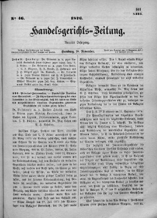 No. 46. 18. November 1876