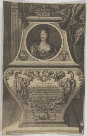 Bildnis von Sophia Amalia, Erbprinzessin zu Braunschweig-Lüneburg-Wolfenbüttel