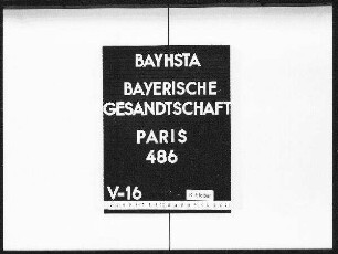 Die Übermittlung eines Briefes vom französischen Generalkonsulat in Toskana an Joseph Schels, Hofsekretär des Prinzen Luitpold